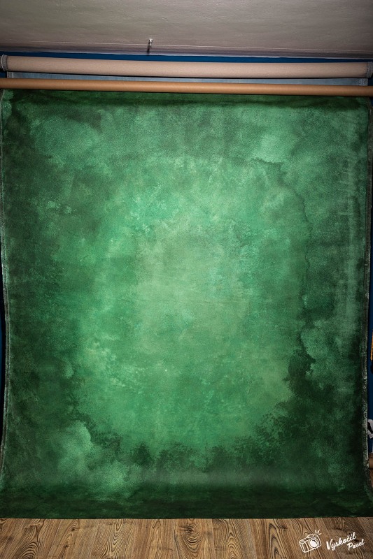 Malované plátno - zelené